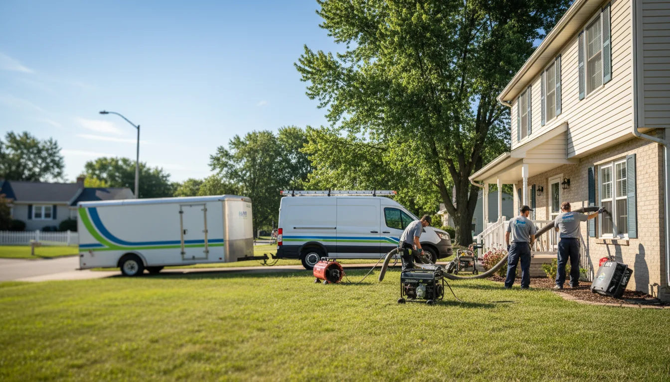 Flooded Basement Restoration And Cleanup With Repair in Oxford, OH near me
